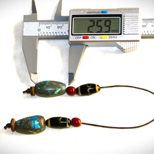 Indico Jewells handmade worry beads with turquoise and lapis lazuli porcelain beads
