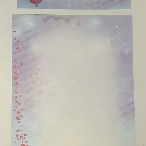 Package of letters new with stickers, set and covers