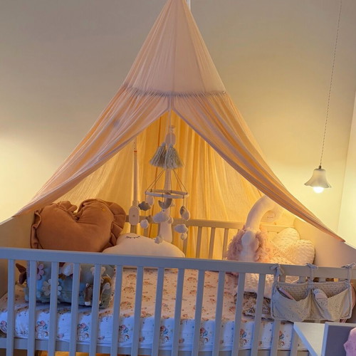 Konges Slojd rose dust (salmon) mosquito net like new