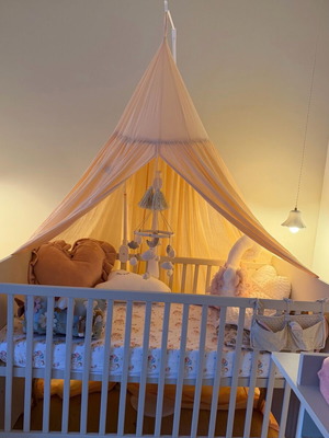 Konges Slojd rose dust (salmon) mosquito net like new
