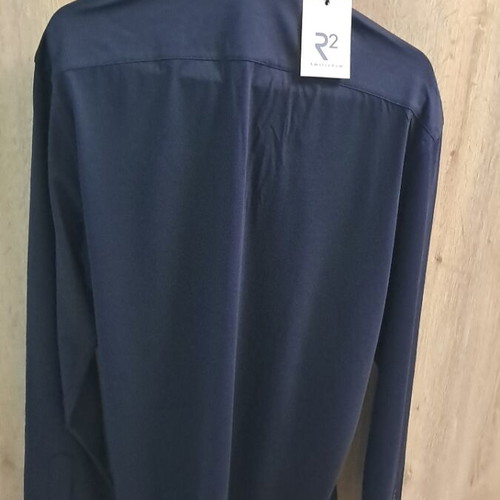R2 Jersey Cotton Shirt Polo New Dark Blue Size M