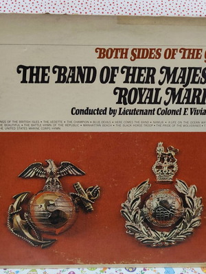 The Band Of Her Majesty's Royal Marines Both Sides Of The Globe vinyl record used