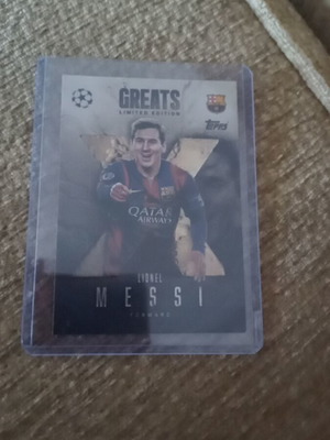 Messi X Greats συλλεκτική ποδοσφαιρική κάρτα περιορισμένης έκδοσης