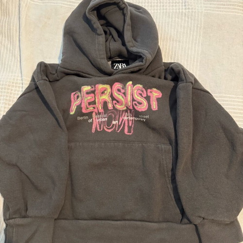 Zara sweatshirt size 7/8 like new, black