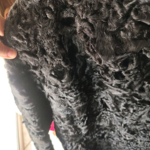 Astrakhan fur black like new