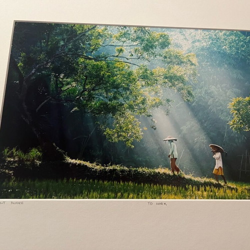 Andre Arment To Work photo print new with certificate of authenticity