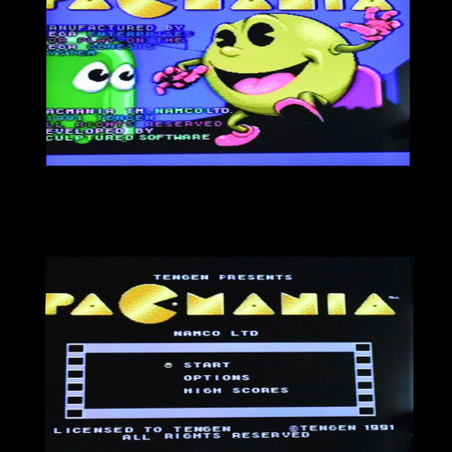 Pac-Mania Sega Mega Drive game like new, puzzle arcade