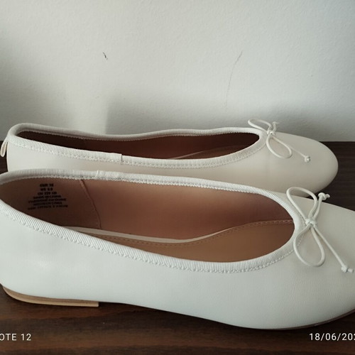 H&M Girls' Ballerinas Like New, Size 35, White