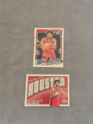 Panini 2023-24 Amen Thompson NBA Rookie карти комплект (2 RC)