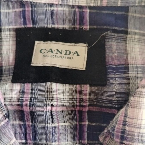 Women's summer shirt like new, multicolor with pockets and belt