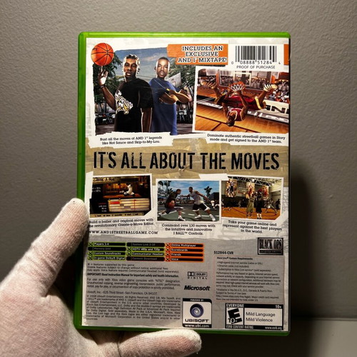 Xbox Original And 1 Streetball game like new, sports basketball