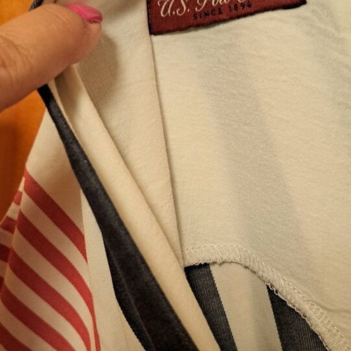U.S. Polo Assn. dress striped, summer, like new