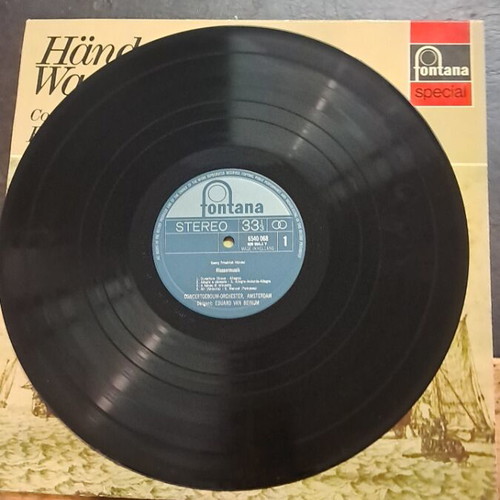 Handel Wassermusik vinyl record used, Eduard van Beinum