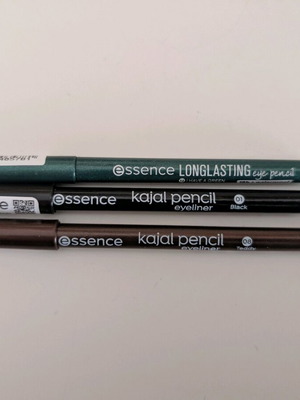 Essence eye pencils like new, set of 3 shades