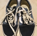 Vans Old Skool blue athletic shoes used size 38