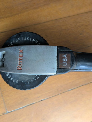 Ετικετογράφος ROTEX μεταχειρισμένος, επαγγελματικός, με ταινία γραφής