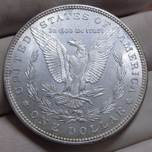 1896 Morgan Silver Dollar new, American silver