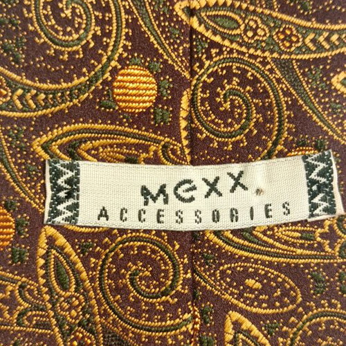 Mexx vintage tie like new, multicolored orange
