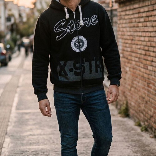 Men's black hoodie Store X-STR used, size XL