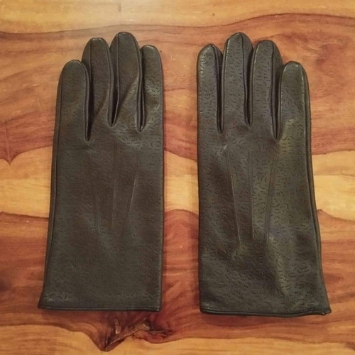 Leather parade gloves new, men's black and women's brown