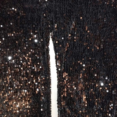 Black pants with sequins Dejavu like new