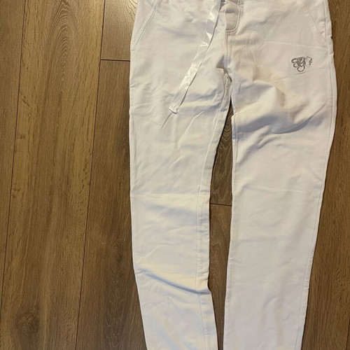 White sweatpants like new, size M