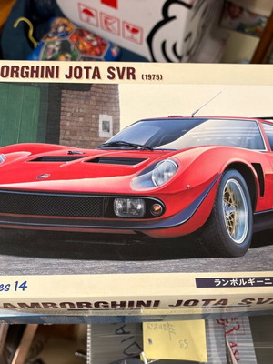 Hasegawa Lamborghini Jota SVR μοντέλο αυτοκινήτου 1/24 σαν καινούργιο