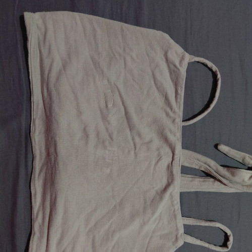 Crop top beige with unique back, like new