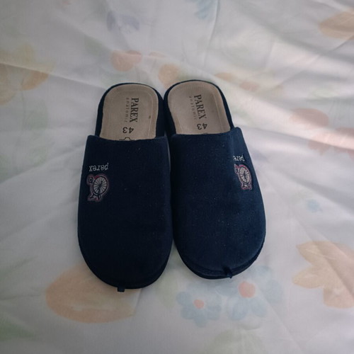Parex men's slippers blue size 43-44 like new