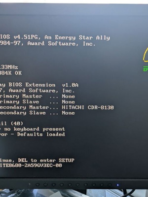 PCPartner MB520NH socket7 Pentium 150MHz με 64MB RAM μεταχειρισμένο