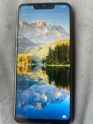 Huawei Mate 20 Lite 64GB black smartphone with box and case