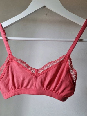 American Eagle cotton bralette like new, size XS, red