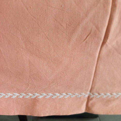 Set of 2 orange tablecloths like new, large size 215x187 cm