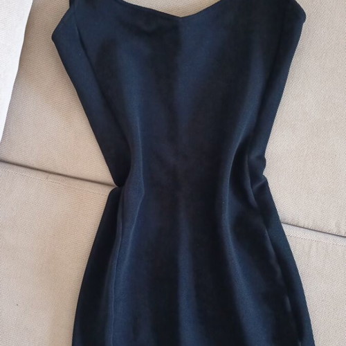 Bershka black dress used, slim fit, size M