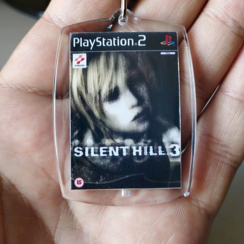 Silent Hill 3 PS2 keychain new, acrylic