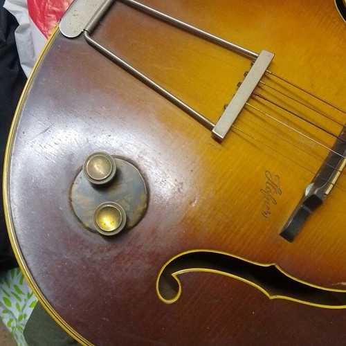 Vintage Höfner Hollow Body Archtop Electric Acoustic Guitar used