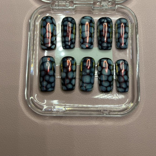 Handmade press-on nails new with full application kit