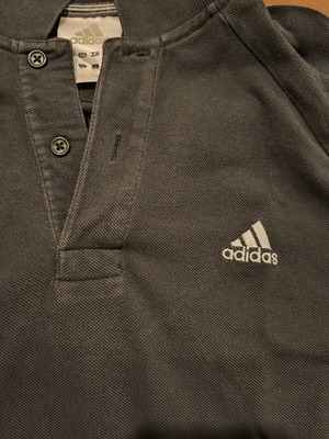 Adidas Men's Long Sleeve Polo Size M Like New Black