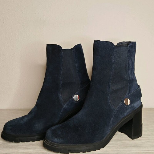 Blue Castor High Boots Tommy Hilfiger like new