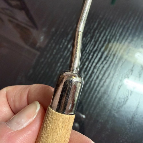 Rug hook like new with wooden handle