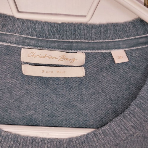 Christian Lacroix 100% Merino Wool Sweater like new, size XS/S, blue turquoise