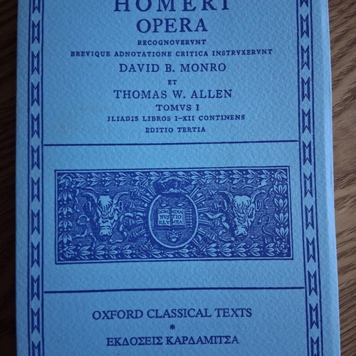Homeri Opera Volume 1, Oxford Classical Texts