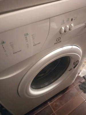 Washing machine used, 6 kg, with broken door