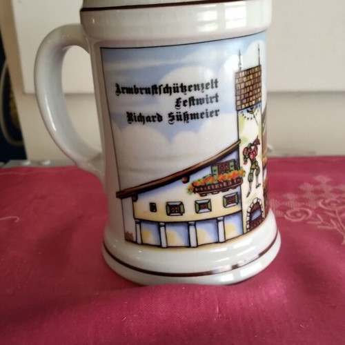 Collectible beer mug ceramic German like new
