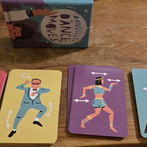Flying Tiger Dance Moves Memory Card Game new