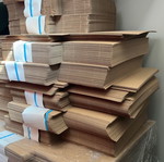 Paper packaging new, pack of 900 pieces in 3 sizes