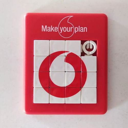 Plastic sliding puzzle game Vodafone like new