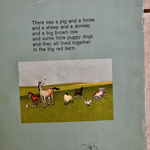 Two Cool Cows, Big Red Barn, Whose Home? classic children's books set