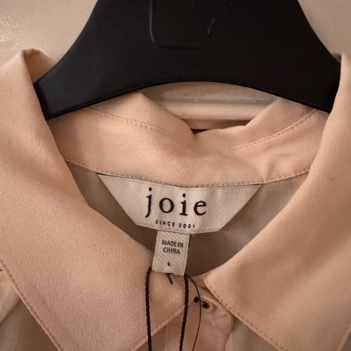 Joie Silk Shirt new, size Large, beige