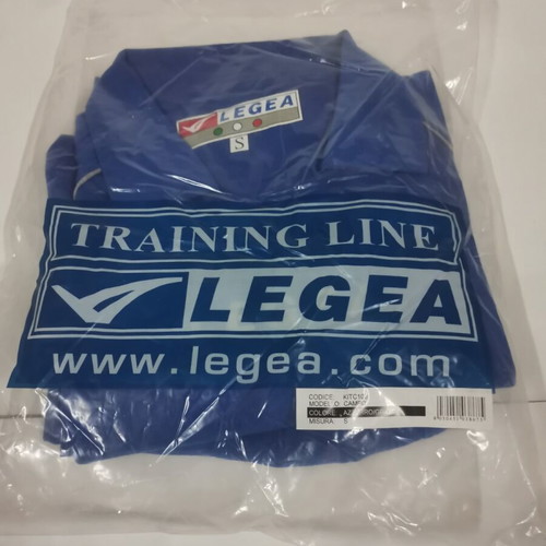 Football training kit new, size S, blue-gray